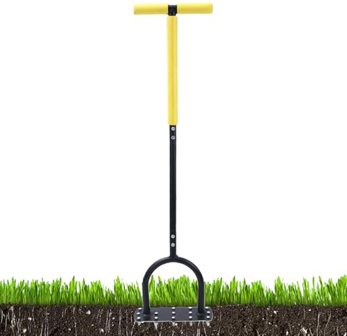Aerador De Césped - Herramientas de Oxigenación para Jardín,Cultivador Escarificador Anticorrosivo para Airear Suelos Y Cosechas En Jardines Y Terreno