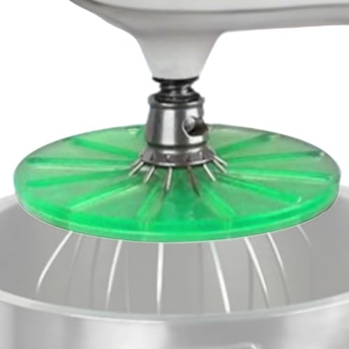 Accessories for stand mixer, wear-resistant kitchen utensil, stand mixer mixing head with splash guard, for student dormitories, hotels, restaurants, apartments, companies and rental cafes