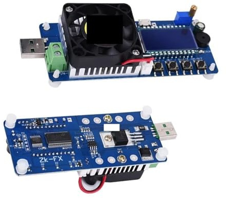 Tester di carico elettronico regolabile 4A/5A 25W/35W LED digitale USB voltmetro amperometro capacità della batteria rilevatore alimentazione monitor(4A 25W)