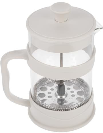BESPORTBLE Cafetera de Vidrio para Café y Té 800 Ml Prensa Francesa Jarra Transparente para Uso Doméstico en Cocina, Cafetera Filtro Práctica y Compacta para Amantes del Café y Té
