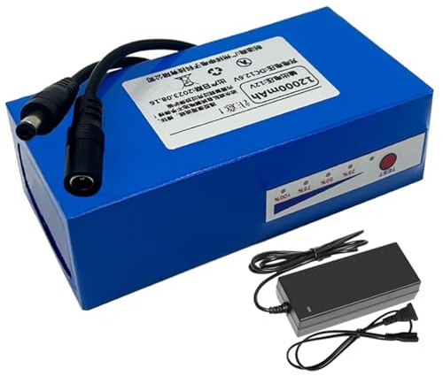 JHKJ 12V Polymer Rechargeable Lithium Battery Pack 12V 12Ah 16Ah 24Ah 33Ah 45Ah Durable Power Supply for Xenon Lamp LED Light Speaker Solar Street Light,12V,12Ah