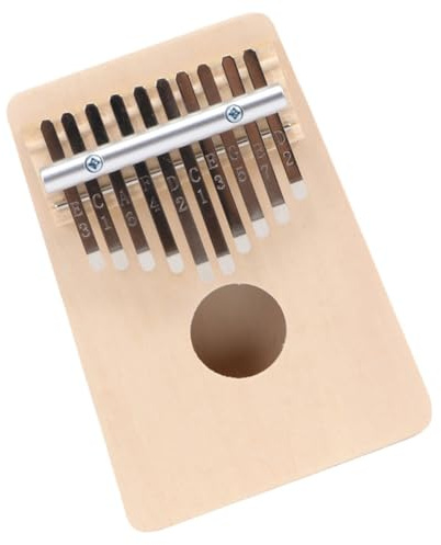 JECOMPRIS Kalimba y Fácil de Transportar Instrumento Musical para Principiantes Portátil Piano de Pulgar de Madera de 10 Tonos