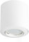MiniSun | GU10 Gloss White Tiltable Surface Mounted Ceiling Spotlight Downlight | Ceiling Spots, Home Décor & Improvement Essential | Includes 5W LED Bulb [Cool White]