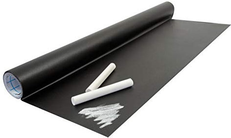 JOLLY Tafelfolie selbstklebend, 2 Meter, zuschneidbar mit Raster