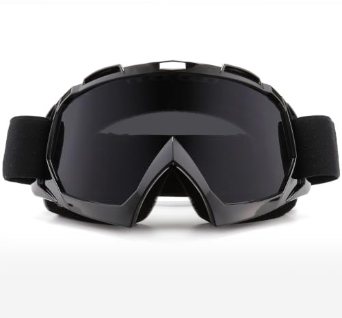 SPOSUNE Motorradbrille Crossbrille MTB Brille Motorradbrillen | Moped Brille,MX-Fahrbrille, ATV Dirt Bike Off Road Racing,Double Lens Anti Fog UV400 Verstellbarer Riemen