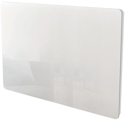 Kalia Radiateur électrique à inertie sèche bloc CERAMIQUE + facade VERRE écran LCD 1500W GLASS Norme NF