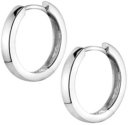 Damen Ohrringe Silber 925 Creolen Ø 17mm SO-490