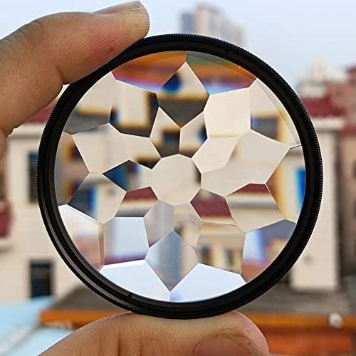 49mm 52mm 55mm 58mm 67mm Kaleidoskop Kamera-Filter Fotografie-Zubehör Filter Prisma (Caliber : 58mm, Color : 58mm Kaleidoscope)