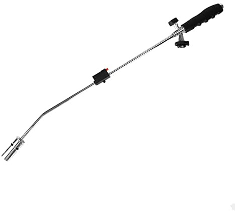 Aim Tools Gas Torch Weed Burner Butane Gas Blowtorch Heating Welding Torch Roof Sealing Tool Adjustable Flame Thrower Multi Purpose 800mm Long - Butane Not Included 324114