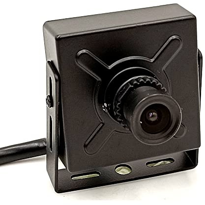 CNDST Cámara IP CCTV Mini PoE, Cámara IP Interior pequeña 4mp de Alta definición 3,6 mm pinhole P2P Visión Remota H.265 h.264 cámara CCTV