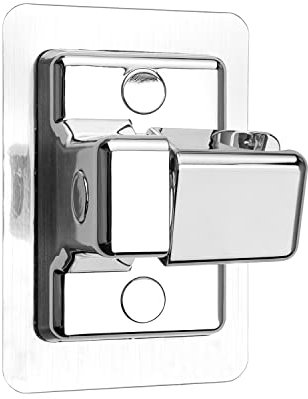 Supporto per Doccetta Girevole a 360°, HASLED Supporto per Soffione Doccia Senza Foratura, Inclinazione Regolabile Supporto per Doccetta Girevole per Famiglie/Hotel