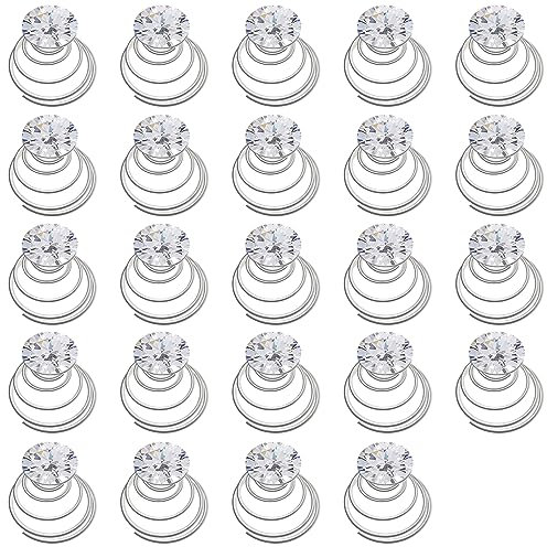 Spirale Haarnadel, Braut & Hochzeits Haarnadeln mit Kristall, Strass & Perlen für Frauen & Mädchen (24 PCS)