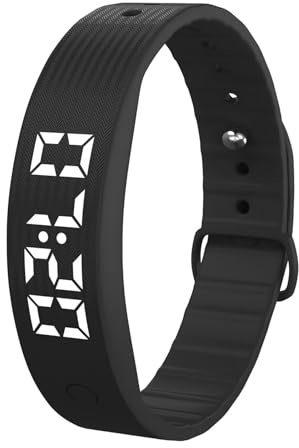 findtime Digital Armbanduhr Herren Damen Junge Mädchen Schrittzähler Fitnessarmband Fitnessuhr ohne App und Handy Fitness Tracker Uhr Schlaftracker Wecker Wasserdicht Kalorien Digitaluhr