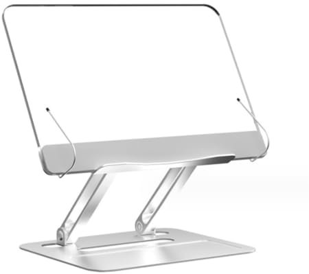 HYKJCSS Buchständer Buchhalter Buchständer Für Lesen, Kochbuchhalter, Acryl-Display, Buchhalter Für Lesen, Freihändig, Höhenverstellbar Kochbuchhalter(A)
