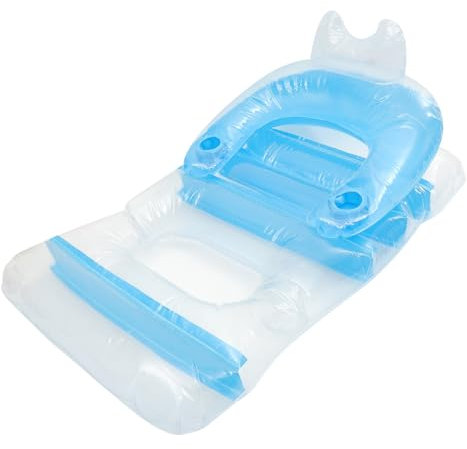 Alasum 1stück Aufblasbares Schwimm-Bett Mit Rückenlehne Wasser-Float-Matte Für Entspannte Stunden Im Freien Für Pool Und Strand