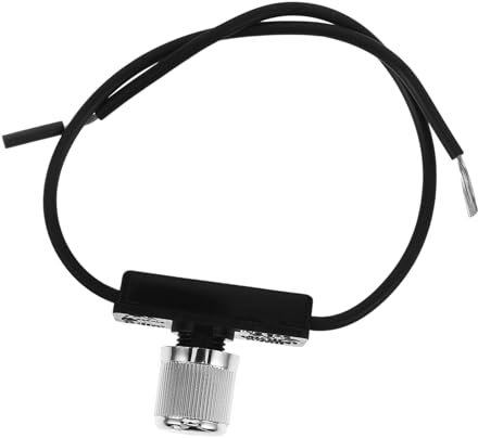 HOMSFOU Rotary Switch for Hot Water Heater Juicer Light Brass Knob Replacement for Dimmable Led Lamps Push Button Electronic Control Easy to Use