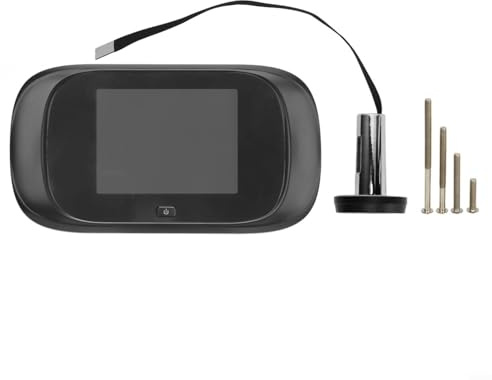 Floweringbeter Caméra de porte judas numérique avec écran LCD de 2,8, surveillance de sécurité de 1 million de pixels, visionneuse grand angle pour ouverture de porte de 14 à 30 mm, épaisseur de 35 à