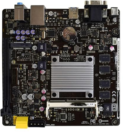 Gaming Motherboard Fit For ASUS N3700-A/K20CE/DP_MB MICRON 4G Integrated N3700 Quad-core CPU Mini ITX Motherboard Supports DDR3 Memory RJ45 DVI