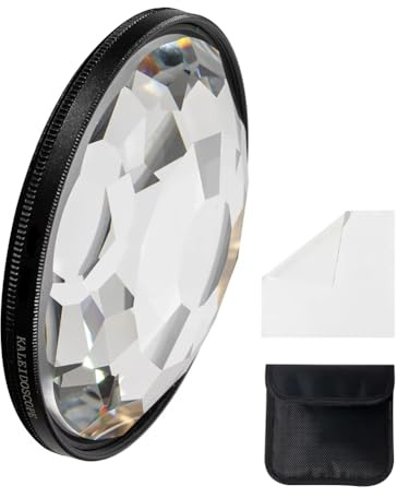 Uxsjakjsd For DSLR Cameras 77mm Kaleidoscope Prism Filter Special Effects Photography Lens Accessory Visual Enhancement Enhancement Impact