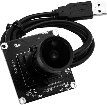 Svpro Modulo fotocamera USB 1080P Low Light da 0,0001 Lux, scheda webcam Starlight, obiettivo M16, F1.0, grandangolo da 110 gradi senza distorsioni, USB Plug & Play per Windows, Linux, Android, MacOS