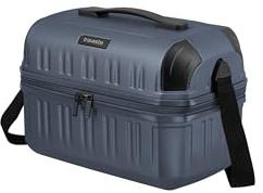 travelite Beautycase DYNAMIIC, Kosmetikkoffer Hartschale, 38 cm, 20 Liter | Kulturtasche für Damen & Herren mit Aufsteckfunktion & Organizer, viel Stauraum, Schminkkoffer, Make-up Koffer, Kantenschutz