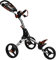 EZE GLIDE Compact+ 3-Rad-Golftrolley – Silberfarbener Trolley