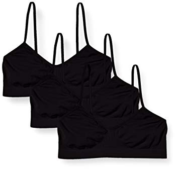 Pompea Pack 3 Pezzi Brassiere Microfibra Nero