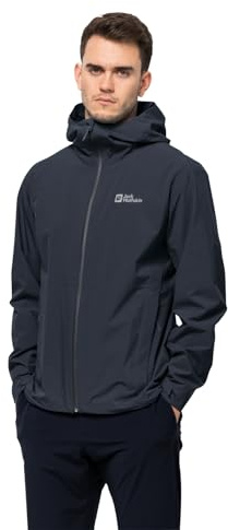 Jack Wolfskin Herren Pack & Go Shell M Jacke, Night Blue, L EU
