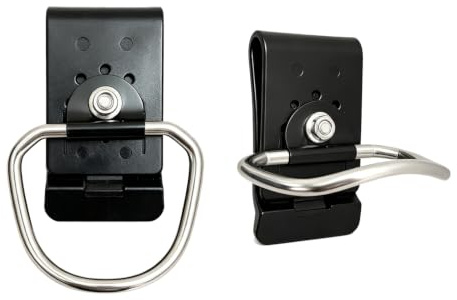Qinwuwu 2 x Hammerhalter, Schlaufenwerkzeug, Gürtelholster hält Hammer, Felshammer, Beil, Hammer, Schraubenschlüssel
