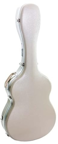 Rapsody - Estuche guitarra clásica ABS Rapsody Armonia Cream Crema - ACEGCRADUBLCR