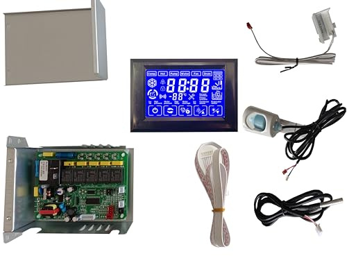 Business Cube ice Maker Controller kit Industrial ice Machine Control Card kit Commercial ice for Vevor,Cotlin, Cooski, Chinese Brand ice Machines,with 6 Parts in Total