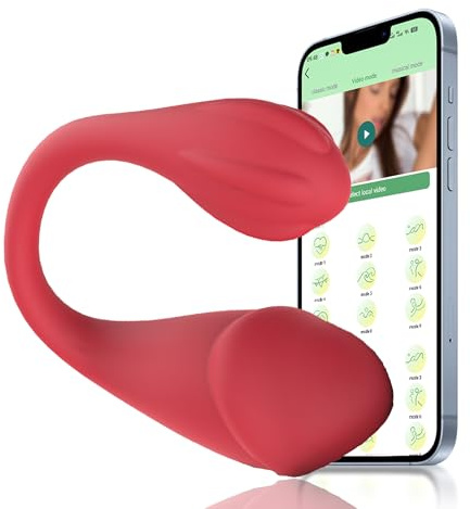 Linman Vibrator mit Fernbedienung APP für Frauen Sex Spielzeug für die Frau mit 9 Vibrationmodi Bluetooth Vibration für Klitoris Stimulator für Sie und G Punkt Klitoris Vibratoren Sexspielzeug