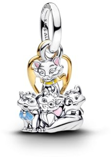 PANDORA Disney Aristocats Duchess & Kittens Dangle Charm 764465C01 Charm Anhänger