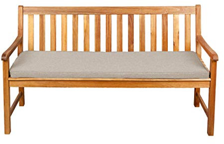 Gutekissen® Sitzkissen für Bank, Gartenschaukeln, Sitz, glatt. FK5 (120x40x5, Beige)