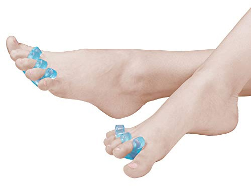 Rubberneck Zehentrenner Abstandhalter Pediküre [8x], Silikon, 4 Paar für alle Zehen, Fußnägel Lackierhilfe für Nagellack | Zehen-Trenner, für alle Zehen, Nagellack-Lackierhilfe für Nagellack, Pediküre-Zubehör, wiederverwendbar, Fußpflege