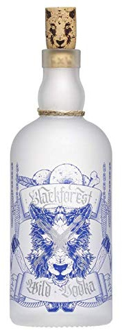 Blackforest Wild Vodka | 40% Vol. | 0,5 Liter - Handcrafted und extrem reiner Premium Vodka
