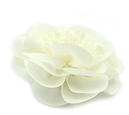 Meilliwish Schön Blume Rose Hochzeit Women Haarnadel Haarspange 1 Stück(A108)(Weiß)