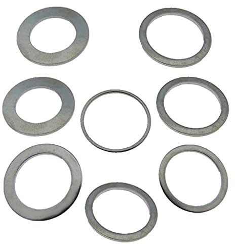 Max-Tonsen 8 Uds Hoja de Circular Anillos reductores Anillo conversión Disco arandela de Corte Herramientas Corte carpintería