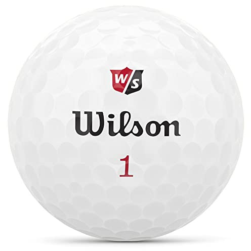 WILSON Herren-Golfbälle, weich, Weiß 4mal 3er Packung