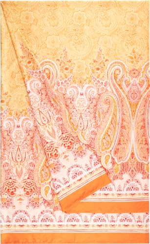 Bassetti MERGELLINA Foulard aus 100% Baumwolle in der Farbe Orange O1, Maße: 350x270 cm - 9328422