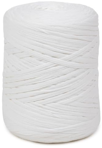 Flandria Attache Jardin Souple, Lien Extensible pour tuteurer, palisser Plante, Vigne, Tomate 85 m Blanc