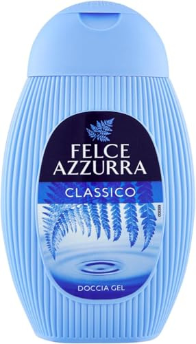 Felce Azzurra - Doccia Classico, Profumo Inconfondibile, Formula Ricca e Vellutata - 250 ml (Confezione da 5)