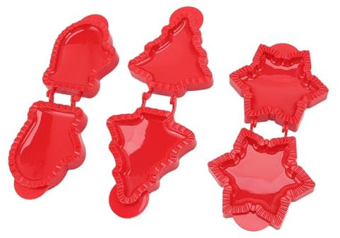 3 Pcs Hand Pie Mould Hand Pocket Pie Maker Press Set Dough Press Tool Mini Hand Pie Mold Set Pie Maker One Press Autumn Cottage Pie Cutter Fall Thanksgiving Hand Pie Press Mold Maker