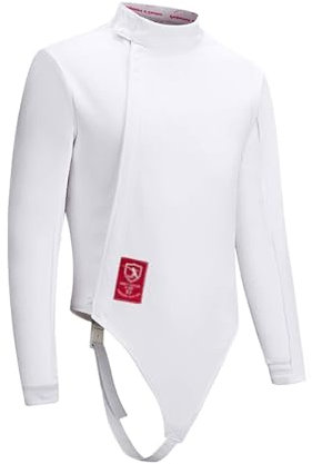 RJPzidK Fechtjacke Fechtschutzanzug für Folien-Degensäbel 350N-Fechtuniform für Linkshänder(#38)