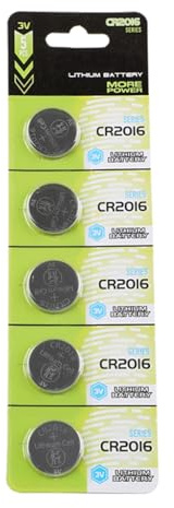 MZRAN Lot de 5/10 piles bouton CR2016 au lithium 3 V pour montres, calculatrices, fiabilité, alimentation