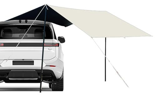 Auto-Camping-Markise, Sonnenschutz für Autodach, automatischer Sonnenschutz, leichtes und tragbares Zelt mit Baldachin für Auto, Camping, Picknick