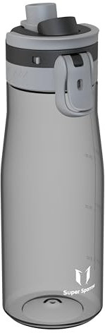 Super Sparrow Borraccia 1L - Bottiglia Senza BPA, a Prova di Perdite - Borracce TouchGulp Flusso Rapido Con Un Clic per Scuola, Sportiva, Palestra