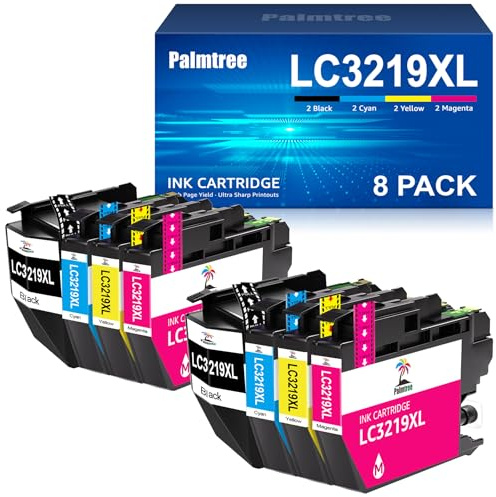 Palmtree LC3219XL LC3219 Cartouches d'imprimante compatibles avec Brother LC3219 XL LC 3219XL LC3217 pour Brother MFC-J5330DW MFC-J5335DW MFC-J6530DW MFC-J5730DW MFC-J6930DW MFC -J6935DW MFC-J5930DW