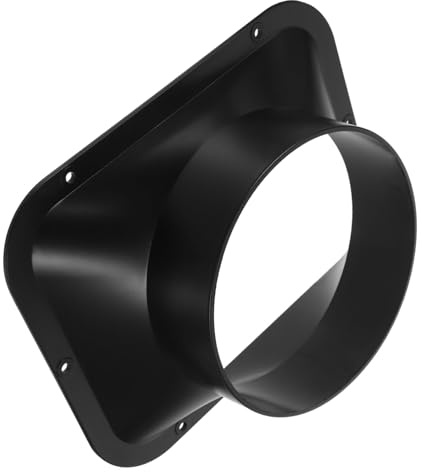 Raccordo Flangia Rettangolare Abs Nero per Condotto Aria e Ventilatori | Collegamento Riparazione Sistemi, Uso in Contesti Industriali, Resistenza ad Alta Pressione