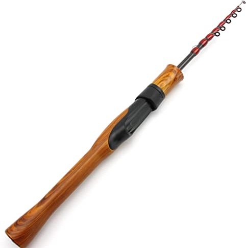 Canna da pesca telescopica ultraleggera ultraleggera peso 1-5 g per bambini principianti cattura piccola canna da pesca (colore: D, dimensioni: 168 cm)